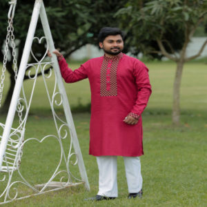 মেরুন কালার পাঞ্জাবী